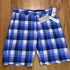 Tommy Bahama Shorts Mens Sz 30 Plaid Island Zone Oceandriver Blue NWT $118 Golf